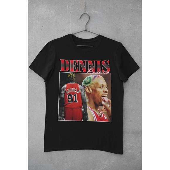 Gildan Tops - Dennis Rodman Unisex T Shirt